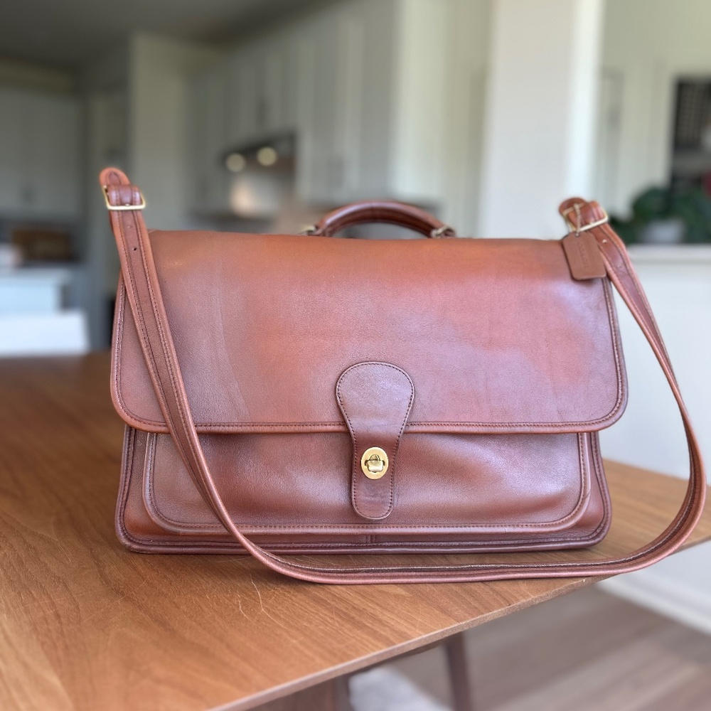 Vintage Coach Metropolitan Brief #5180